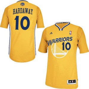 Maillot NBA Or Tim Hardaway #10 Golden State Warriors Alternate Swingman Homme Adidas