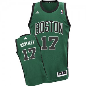 Boston Celtics John Havlicek #17 Alternate Swingman Maillot d'équipe de NBA - Vert (No. noir) pour Homme
