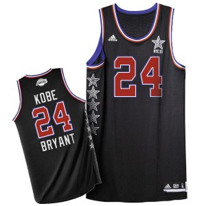 Maillot NBA Noir Kobe Bryant #24 Los Angeles Lakers 2015 All Star Swingman Homme Adidas