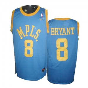 Los Angeles Lakers #8 Nike MPLS Throwback Bébé bleu Authentic Maillot d'équipe de NBA boutique en ligne - Kobe Bryant pour Homme