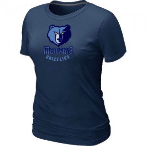 T-shirt principal de logo Memphis Grizzlies NBA Big & Tall Marine - Femme