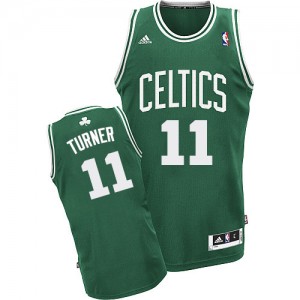 Maillot Adidas Vert (No Blanc) Road Swingman Boston Celtics - Evan Turner #11 - Homme