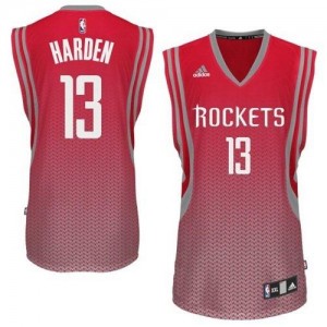 Maillot NBA Rouge James Harden #13 Houston Rockets Resonate Fashion Swingman Homme Adidas