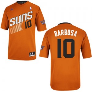 Maillot NBA Orange Leandro Barbosa #10 Phoenix Suns Alternate Swingman Homme Adidas