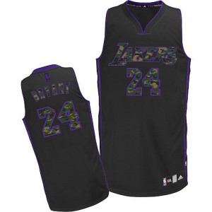 Maillot Authentic Los Angeles Lakers NBA Fashion Camo noir - #24 Kobe Bryant - Homme