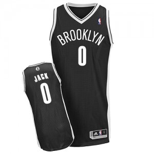 Maillot NBA Brooklyn Nets #0 Jarrett Jack Noir Adidas Authentic Road - Homme