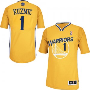 Golden State Warriors #1 Adidas Alternate Or Authentic Maillot d'équipe de NBA Peu co?teux - Ognjen Kuzmic pour Homme