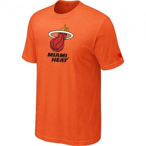 T-shirt principal de logo Miami Heat NBA Big & Tall Orange - Homme