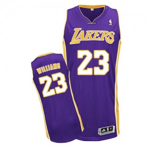Maillot NBA Authentic Louis Williams #23 Los Angeles Lakers Road Violet - Homme