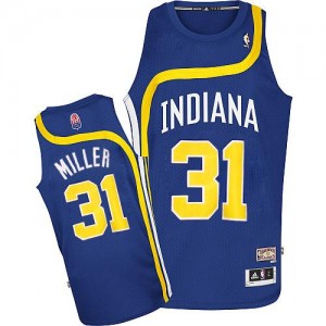 Maillot Adidas Bleu ABA Hardwood Classic Authentic Indiana Pacers - Reggie Miller #31 - Homme