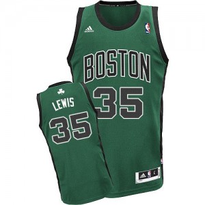Boston Celtics #35 Adidas Alternate Vert (No. noir) Swingman Maillot d'équipe de NBA Magasin d'usine - Reggie Lewis pour Homme